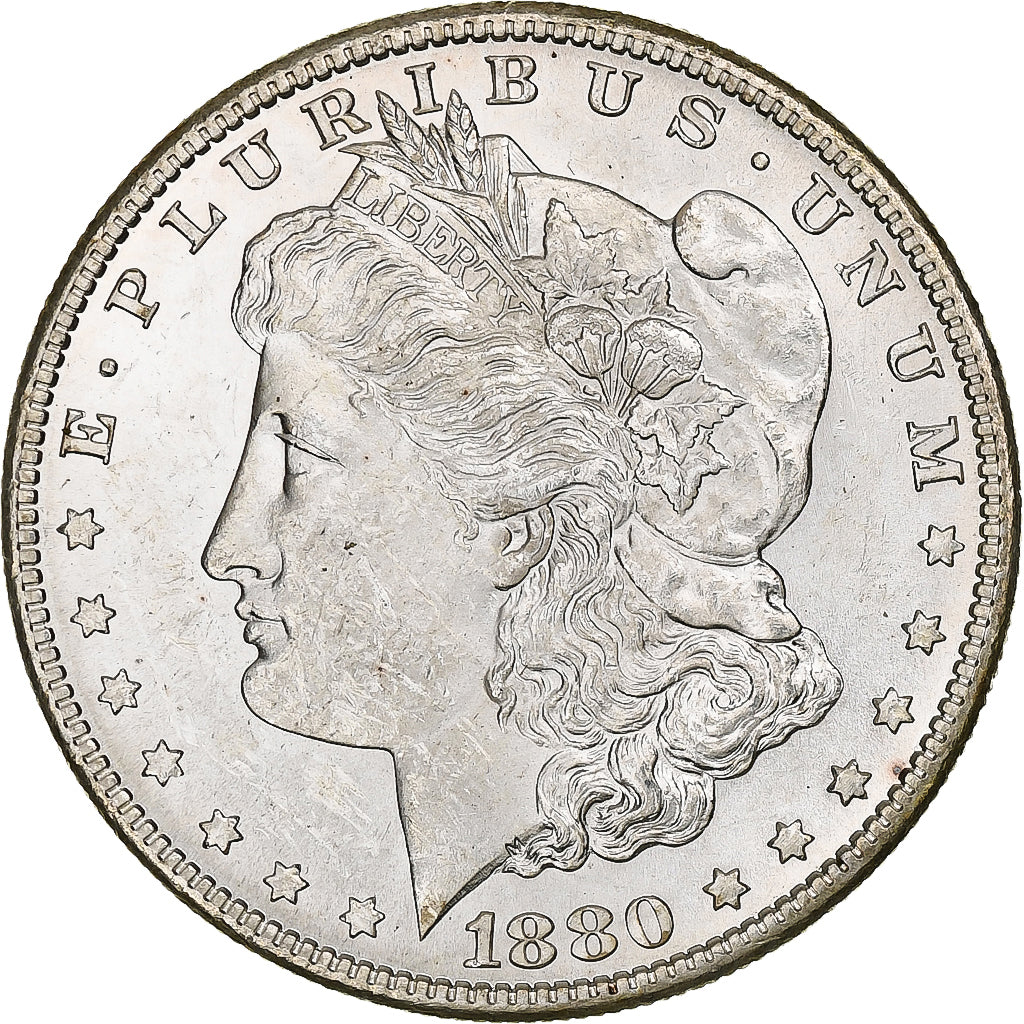 Stati Uniti, Dollar, Morgan Dollar, 1880, San Francisco, Argento, FDC, KM:110