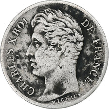 Frankreich, Charles X, 1/2 Franc, 1828, Lille, Silber, S, Gadoury:402, Le