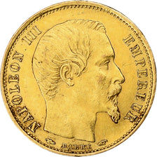Frankrijk, Napoleon III, 5 Francs, Petit module, 1854, Paris, Goud, PR+