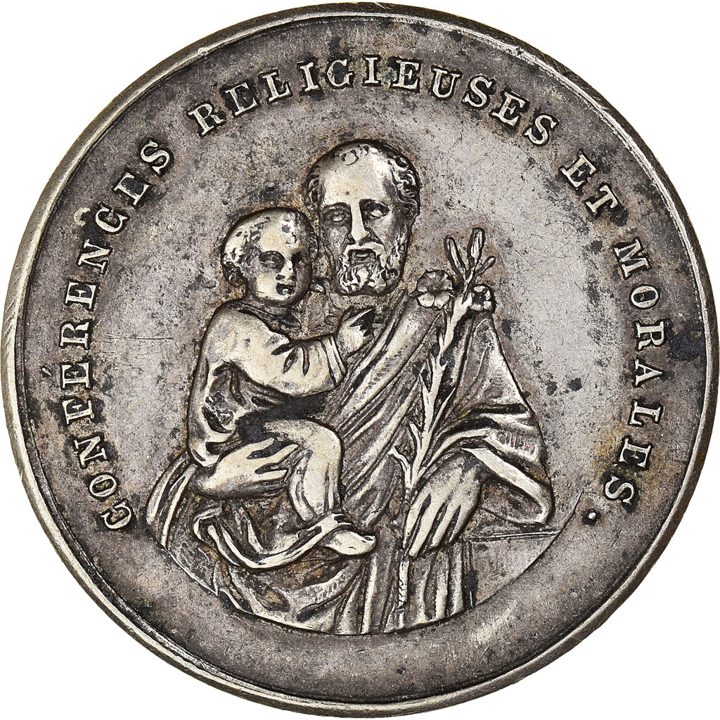 France, Medal, Cercle des Ouvriers Catholiques, Sain-Etienne-d'Elboeuf