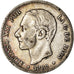 Moneta, Hiszpania, Alfonso XII, 2 Pesetas, 1882, Madrid, EF(40-45), Srebro