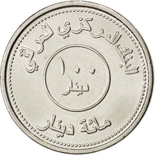 Munten, Irak, 100 Dinars, 2004, UNC-, Stainless Steel, KM:177