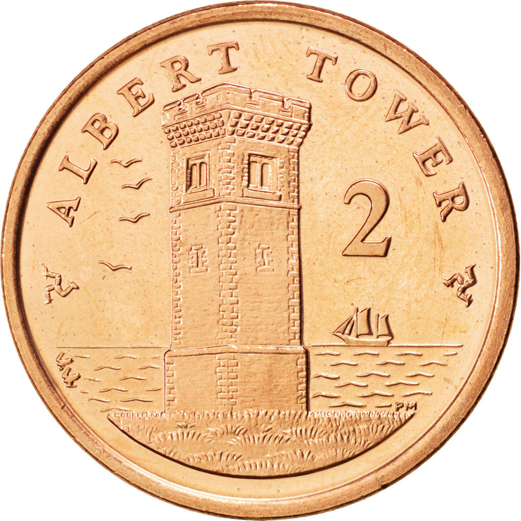 ISLE OF MAN, 2 Pence, 2011, Pobjoy Mint, KM #1254, MS(63), Copper Plated Steel,.