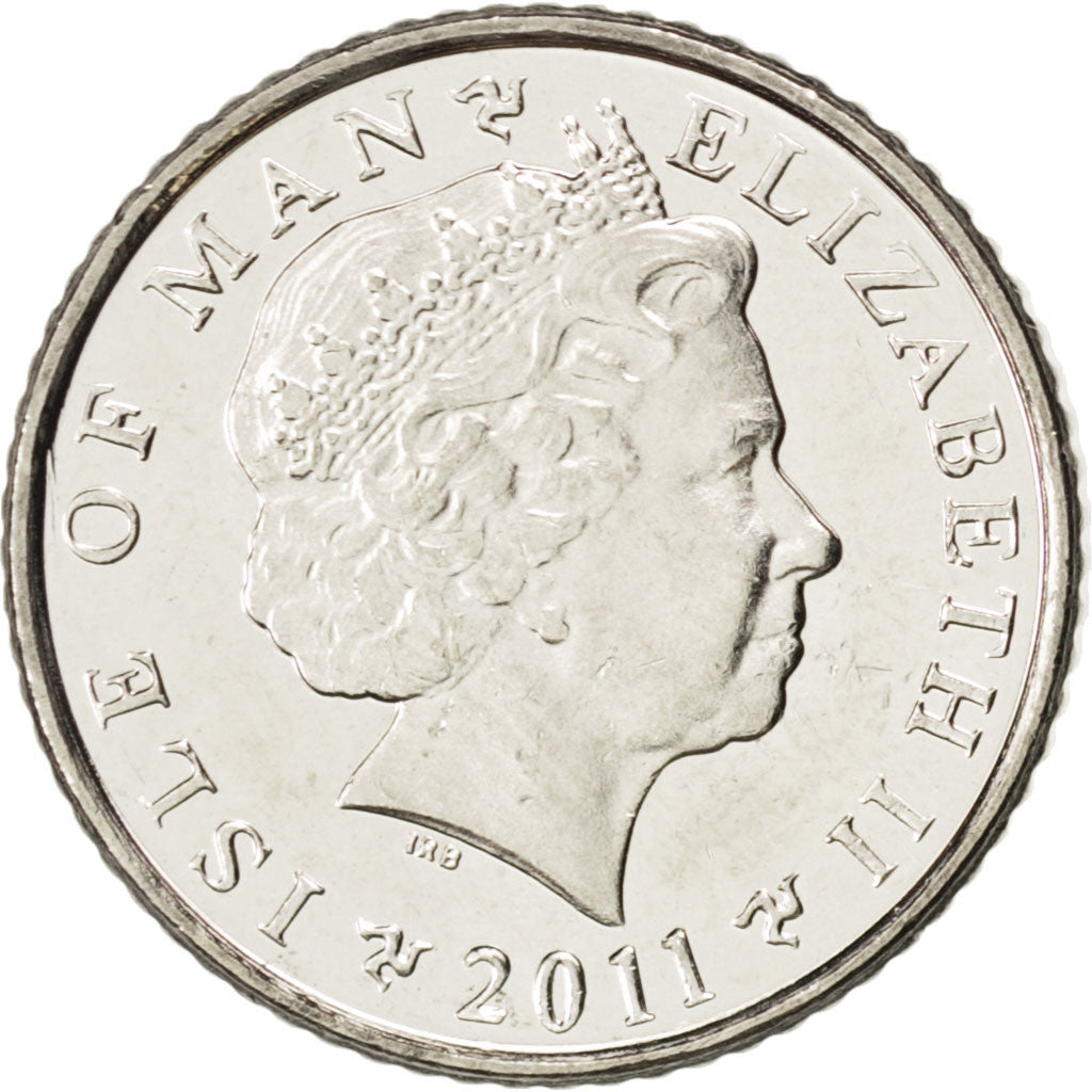 Coin, Isle of Man, Elizabeth II, 5 Pence, 2011, Pobjoy Mint, MS(63)