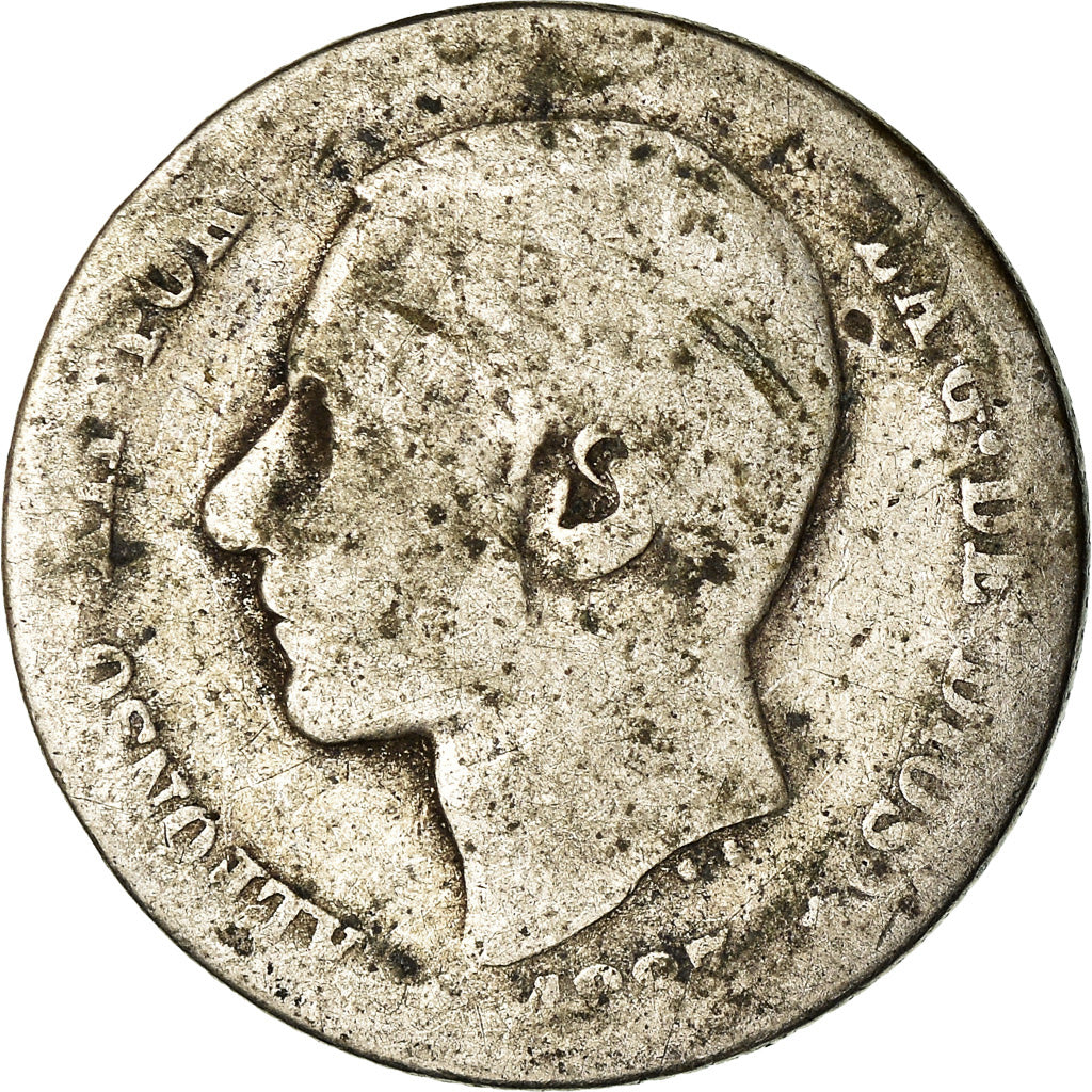 Moneta, Spagna, Alfonso XII, Peseta, 1883, Madrid, B+, Argento, KM:686