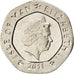 ISLE OF MAN, 20 Pence, 2011, Pobjoy Mint, KM #1257, MS(63), Copper-Nickel,...