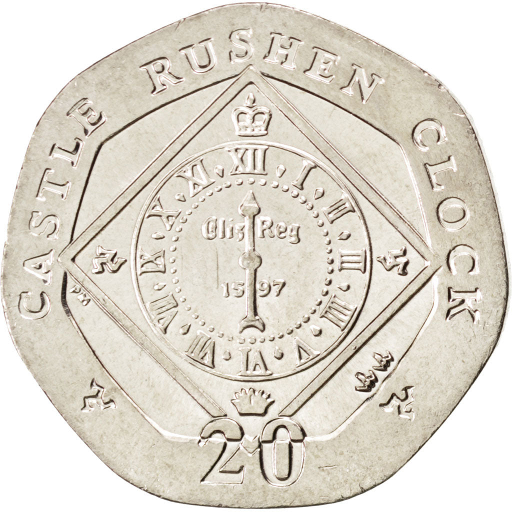 ISLE OF MAN, 20 Pence, 2011, Pobjoy Mint, KM #1257, MS(63), Copper-Nickel,...