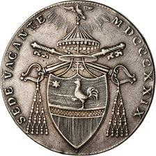 Münze, Italien Staaten, PAPAL STATES, Sede Vacante, Scudo, 1829, Bologna, SS