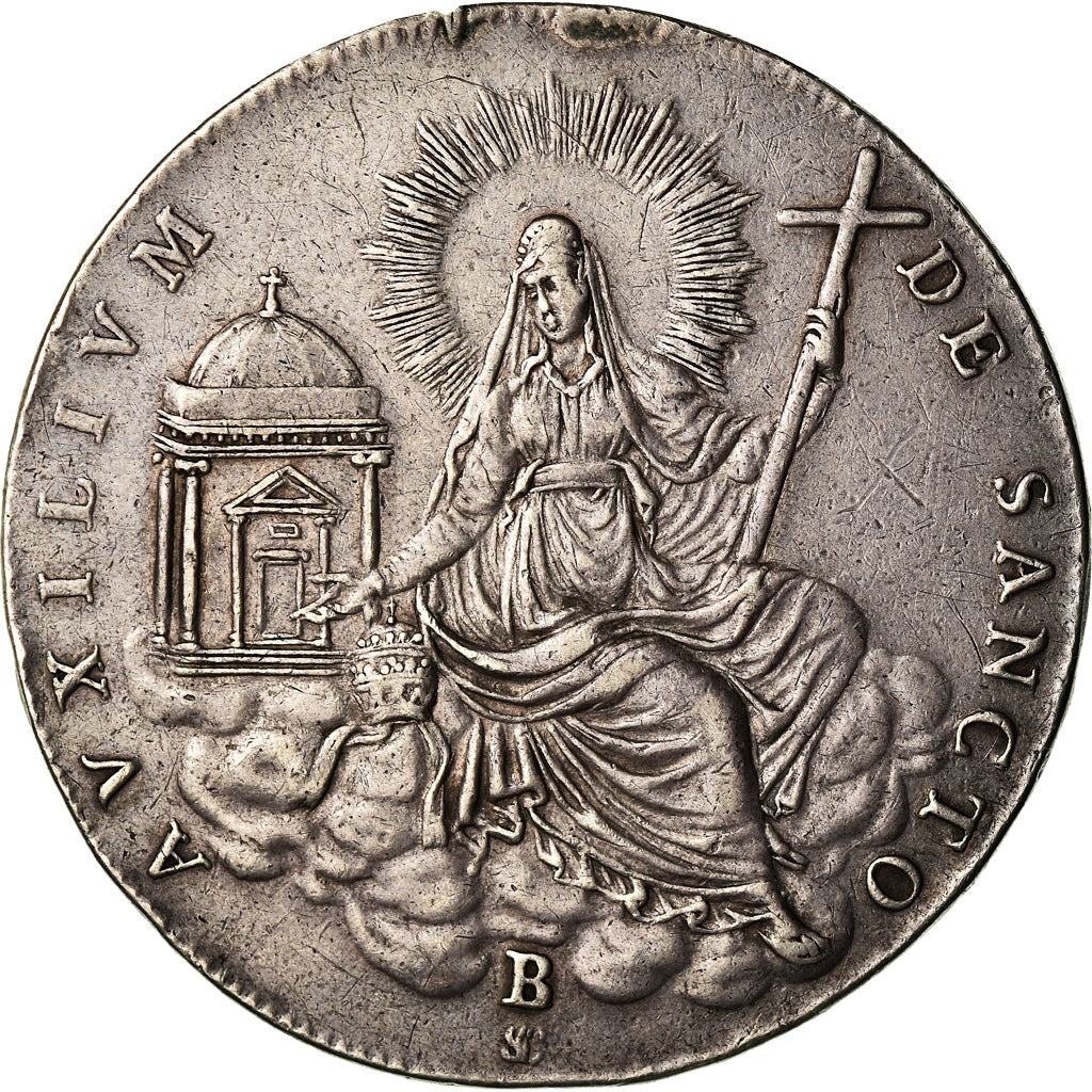 Münze, Italien Staaten, PAPAL STATES, Sede Vacante, Scudo, 1829, Bologna, SS