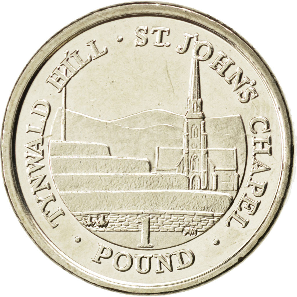 Coin, Isle of Man, Elizabeth II, Pound, 2011, Pobjoy Mint, MS(63), Nickel-brass
