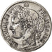 Coin, France, Cérès, 5 Francs, 1849, Strasbourg, VF(20-25), Silver, KM:761.2