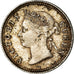 Monnaie, Straits Settlements, Victoria, 5 Cents, 1891, Heaton, TTB+, Argent