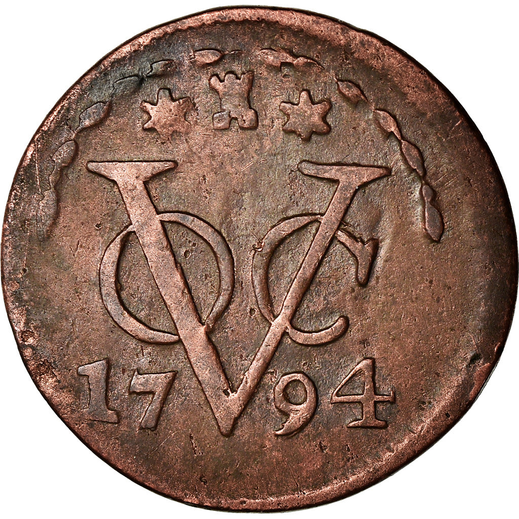 Monnaie, NETHERLANDS EAST INDIES, Duit, 1794, Utrecht, TB+, Cuivre, KM:159