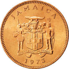 Giamaica, Elizabeth II, Cent, 1973, SPL, Bronzo, KM:52