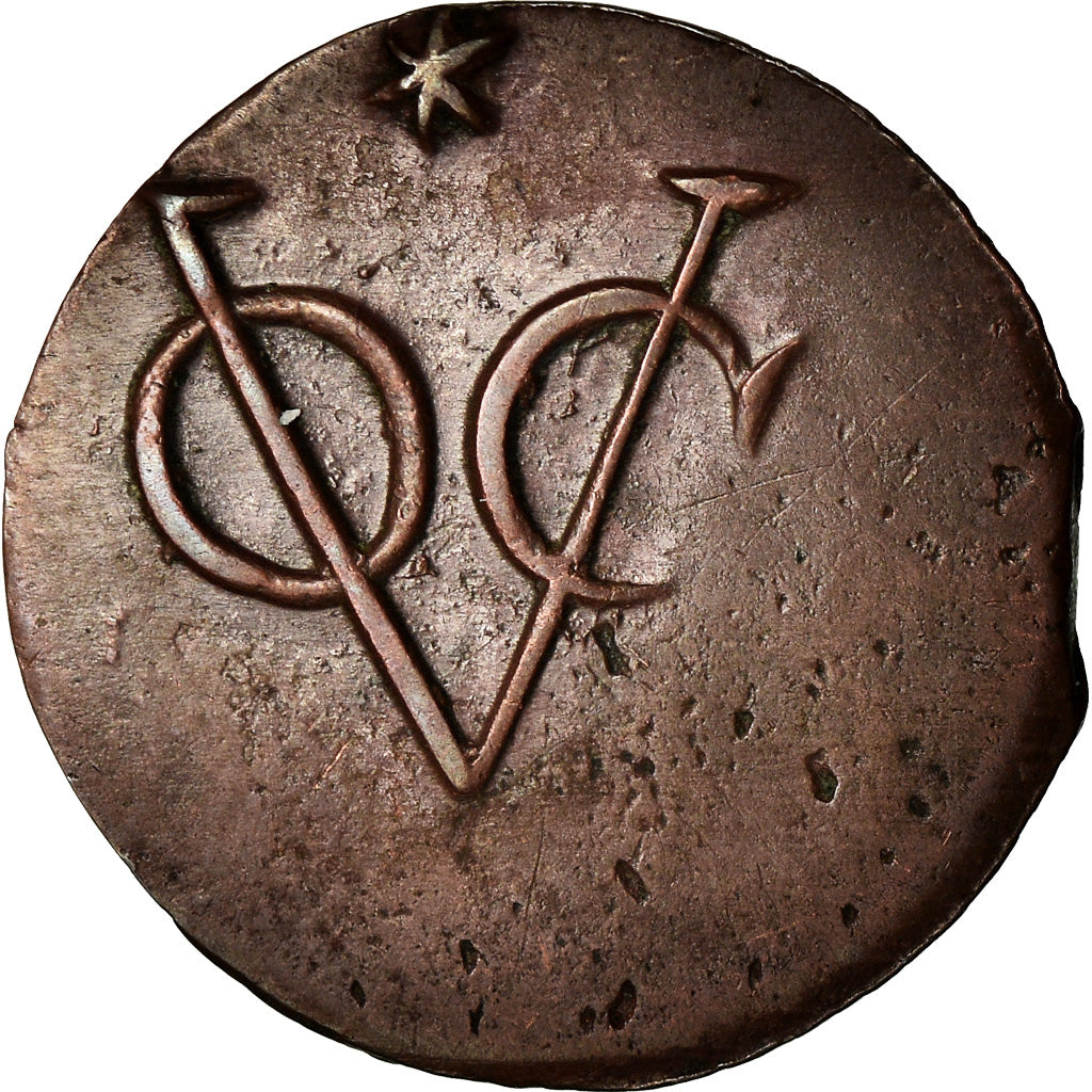 Moneda, INDIAS ORIENTALES HOLANDESAS, JAVA, Duit, 1808, Surabaya, BC+, Cobre