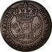 Moneda, Brasil, Joao, 40 Reis, 1816, Rio de Janeiro, MBC, Cobre, KM:234.3