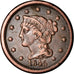 Coin, United States, Braided Hair Cent, Cent, 1845, U.S. Mint, Philadelphia