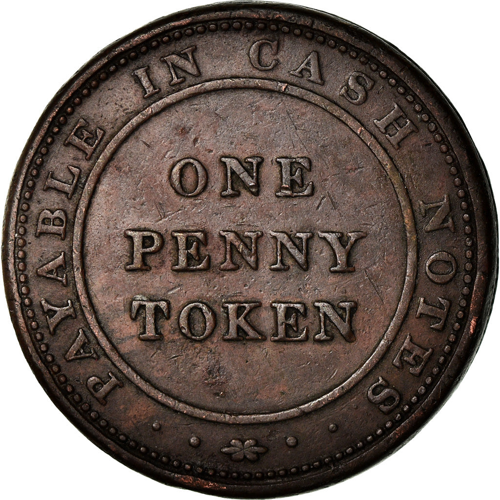 Coin, Great Britain, Warwickshire, Birmingham Union Copper Company, Penny Token