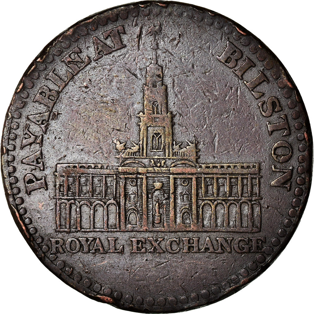 Moneta, Gran Bretagna, Staffordshire, Rushbury & Woolley, Penny Token, 1811