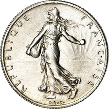 Coin, France, Semeuse, 2 Francs, 1914, Castelsarrasin, AU(55-58), Silver