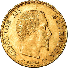 Munten, Frankrijk, Napoleon III, Napoléon III, 5 Francs, 1858, Paris, PR, Goud