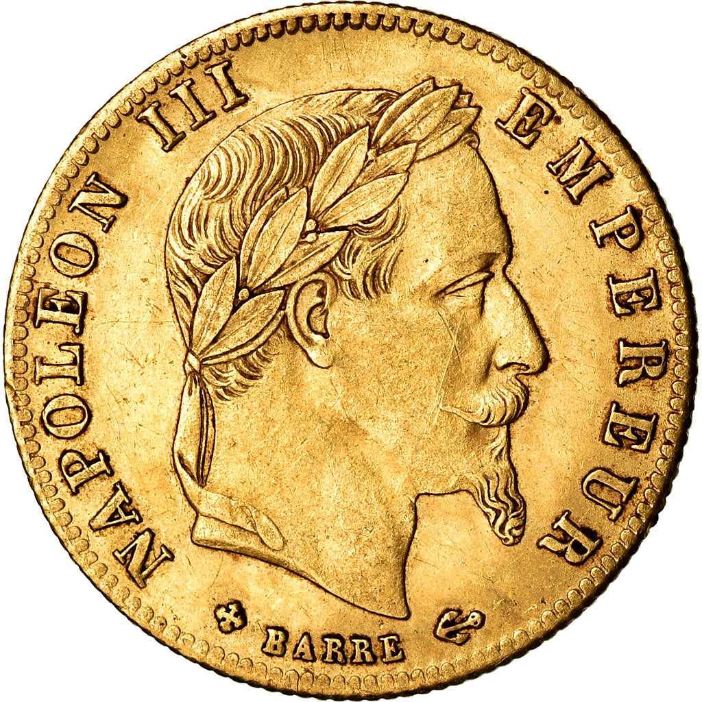 Coin, France, Napoleon III, Napoléon III, 5 Francs, 1868, Strasbourg