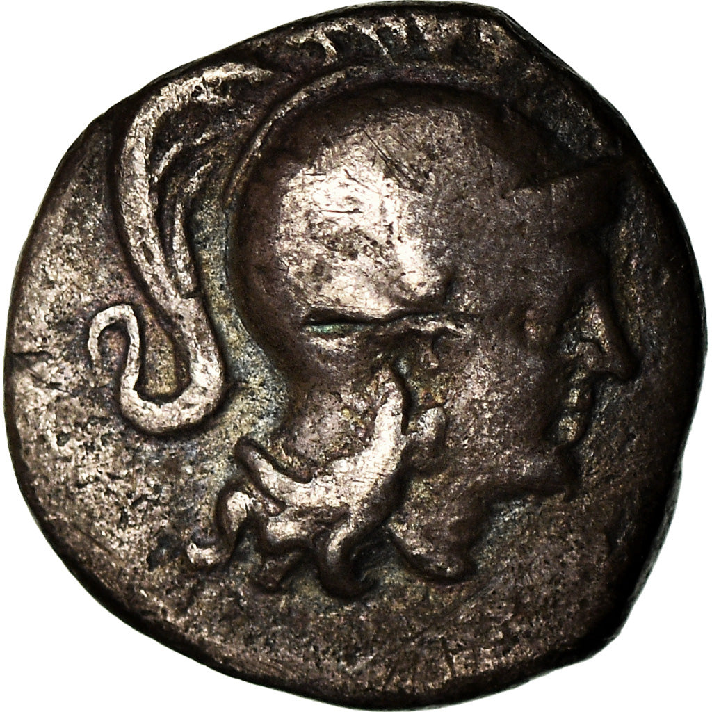 Coin, Calabria, Tarentum, Diobol, 280-228 BC, VF(30-35), Silver, SNG ANS:1452