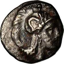 Coin, Calabria, Tarentum, Diobol, 325-280 BC, AU(50-53), Silver, HN Italy:976