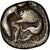 Moneda, Calabria, Tarentum, Diobol, 325-280 BC, BC+, Plata, HN Italy:976