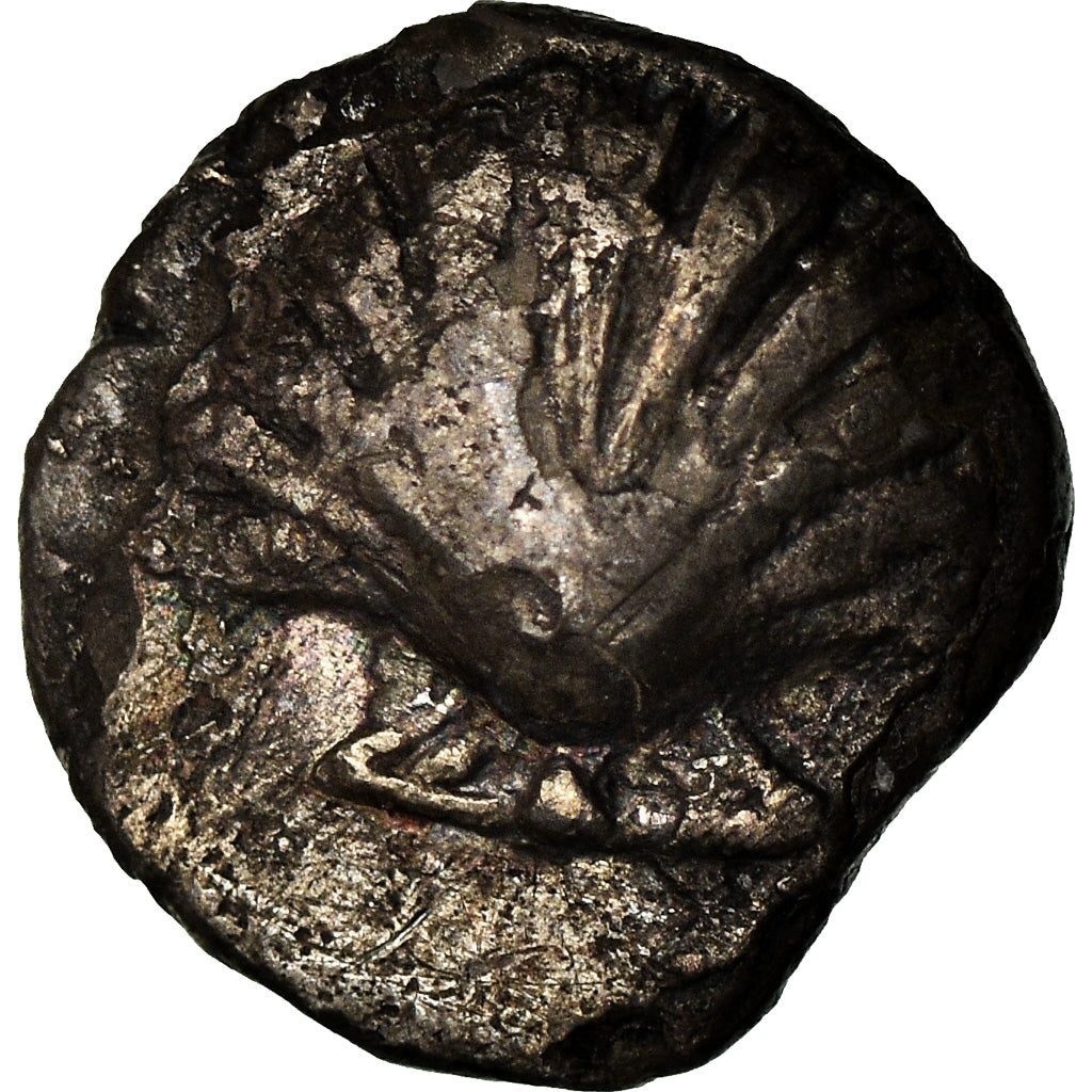 Coin, Calabria, Tarentum, Litra, 325-280 BC, VF(30-35), Silver, SNG-Cop:123-140
