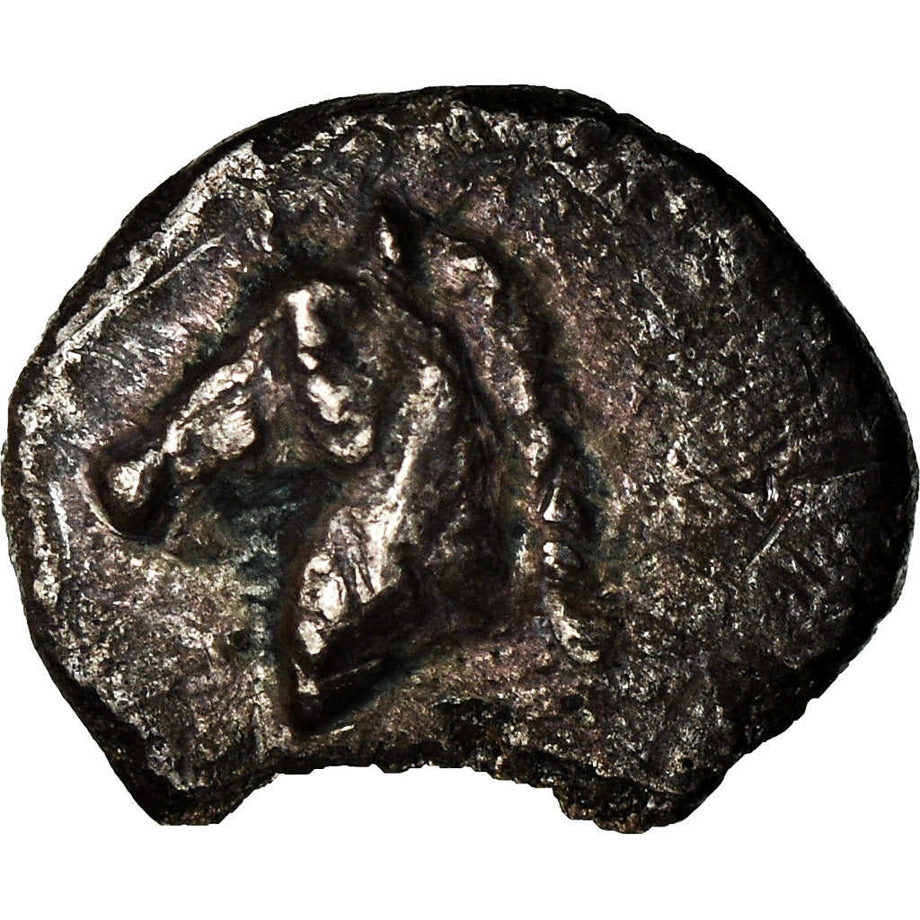 Coin, Calabria, Tarentum, Trihemiobol, 325-280 BC, EF(40-45), Silver, HN