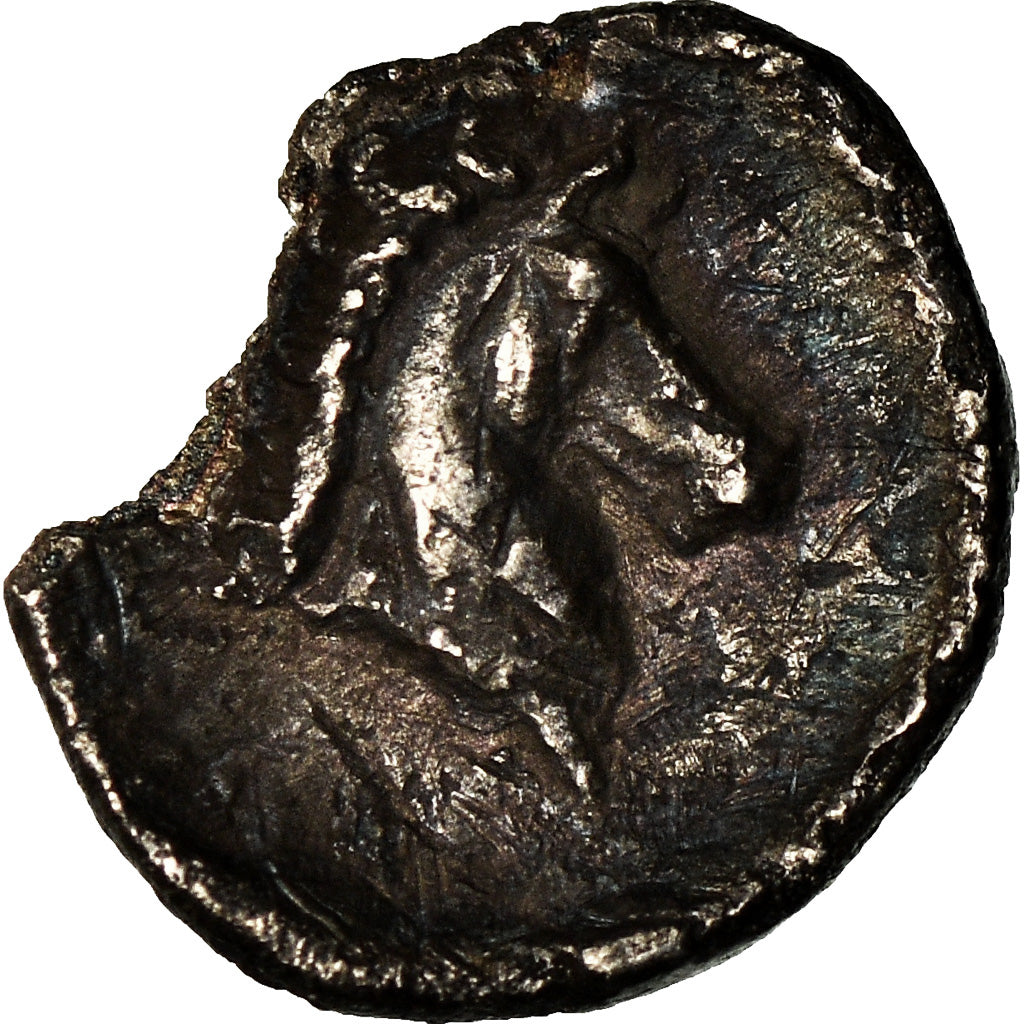 Coin, Calabria, Tarentum, Trihemiobol, 325-280 BC, EF(40-45), Silver, HN