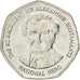 JAMAICA, Dollar, 1996, British Royal Mint, KM #164, MS(63), Nickel Plated...