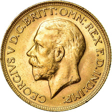 Coin, Australia, George V, Sovereign, 1930, Perth, MS(60-62), Gold, KM:32