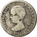 Moneta, Spagna, Alfonso XIII, 50 Centimos, 1889, Madrid, MB, Argento, KM:690