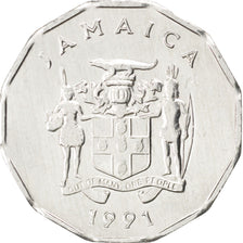 Coin, Jamaica, Elizabeth II, Cent, 1991, MS(63), Aluminum, KM:64