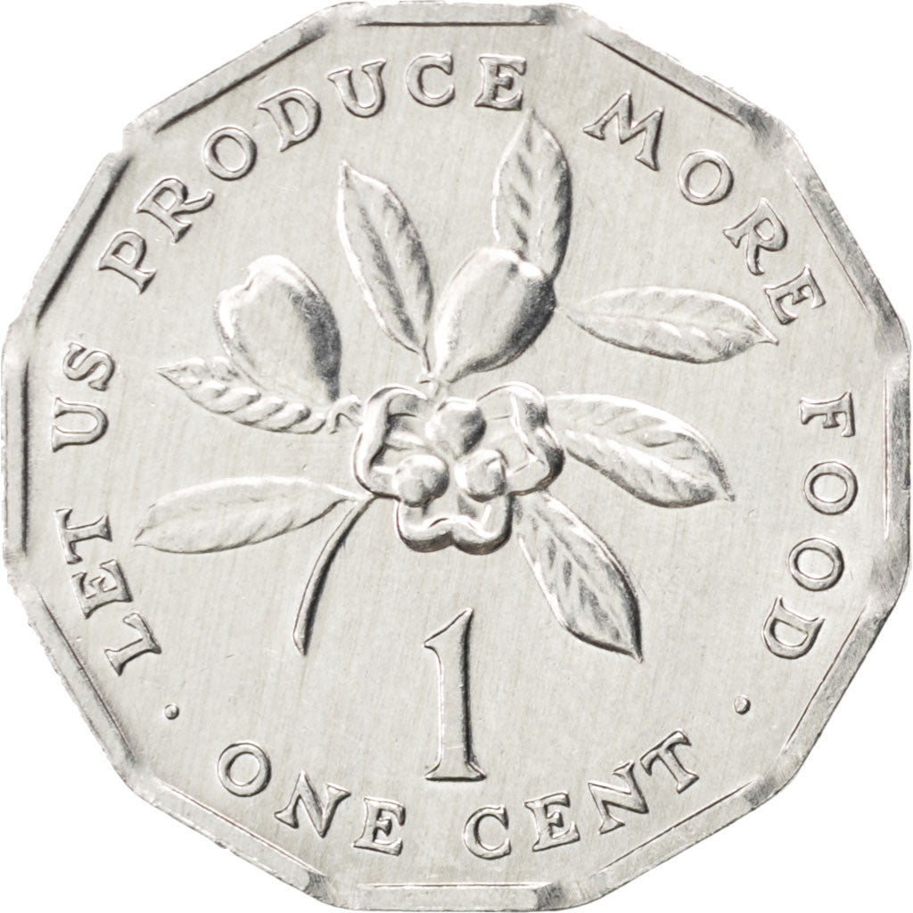 Coin, Jamaica, Elizabeth II, Cent, 1991, MS(63), Aluminum, KM:64