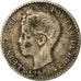 Coin, Spain, Alfonso XIII, 50 Centimos, 1900, Madrid, EF(40-45), Silver, KM:705