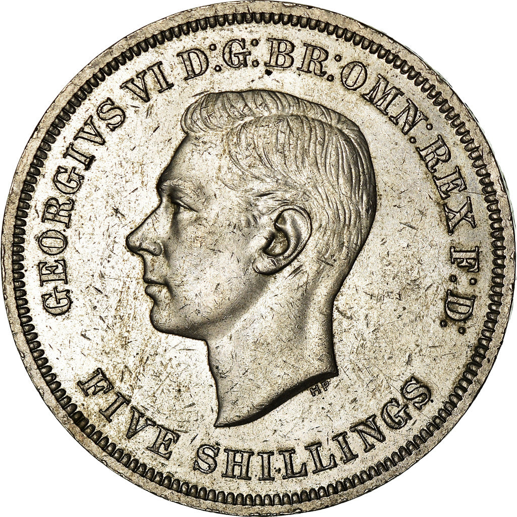 Coin, Great Britain, George VI, Crown, 1951, AU(50-53), Copper-nickel, KM:880