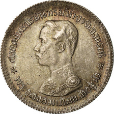Moneda, Tailandia, Rama V, Salung = 1/4 Baht, 1908, EBC, Plata, KM:33a