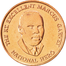 JAMAICA, 25 Cents, 1996, British Royal Mint, KM #167, MS(63), Copper Plated...