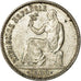 Coin, Spain, Peseta, 1933, AU(50-53), Silver, KM:750