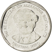 JAMAICA, Dollar, 2008, British Royal Mint, KM #164, MS(63), Nickel Plated...