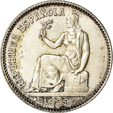 Moneta, Spagna, Peseta, 1933, SPL-, Argento, KM:750