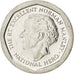 Moneda, Jamaica, Elizabeth II, 5 Dollars, 1996, SC, Níquel chapado en acero