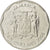 Moneta, Jamaica, Elizabeth II, 10 Dollars, 2008, MS(63), Nickel platerowany