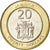 Moneta, Giamaica, 20 Dollars, 2006, SPL, Bimetallico, KM:New