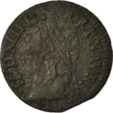 Munten, Frankrijk, Louis XIII, Double Tournois, 1643, ZG+, Koper, CGKL:516