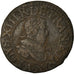 Moneta, Francja, Louis XIII, Denier Tournois, 1627, Paris, VF(30-35), Miedź