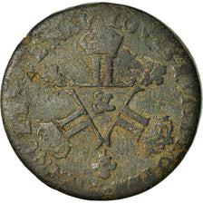 Coin, France, Louis XIV, Six deniers dits "dardenne", 1712, Aix-en-Provence